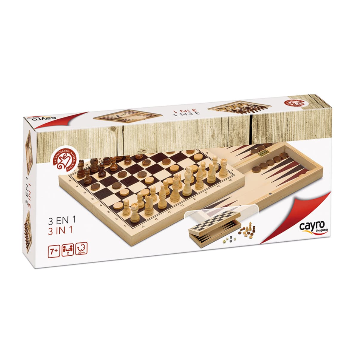 

Набор настольных игр Cayro 3 в 1 (укр) 648 ТМ: Cayro, 648
