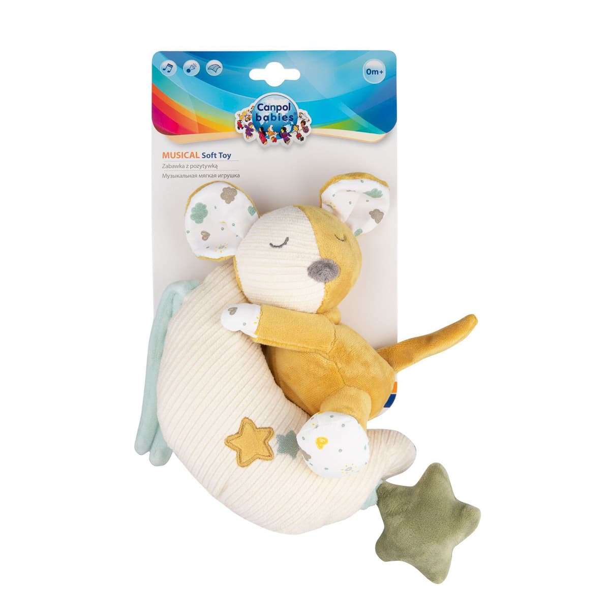 

Игрушка плюшевая музыкальная Canpol babies Cute Mouse 77/202 ТМ: Canpol babies, 77/202
