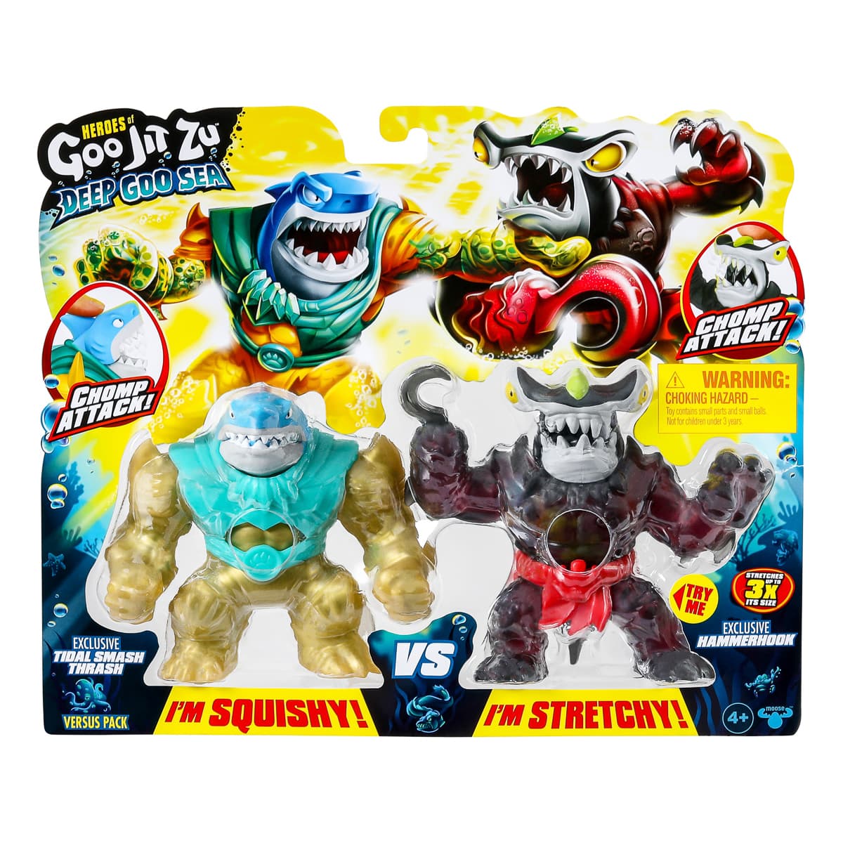 

Набор игрушек-тянучек GooJitZu Герои Гуджитсу Thrash and Hammerhook 2 шт 123128 ТМ: GooJitZu, 123128