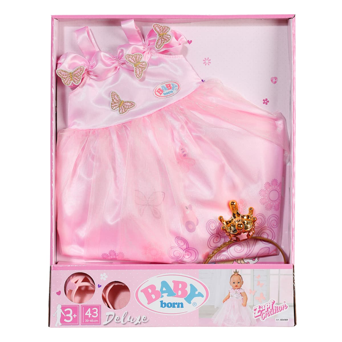 

Набор одежды для куклы Baby Born Принцесса 834169 ТМ: BABY born, 834169