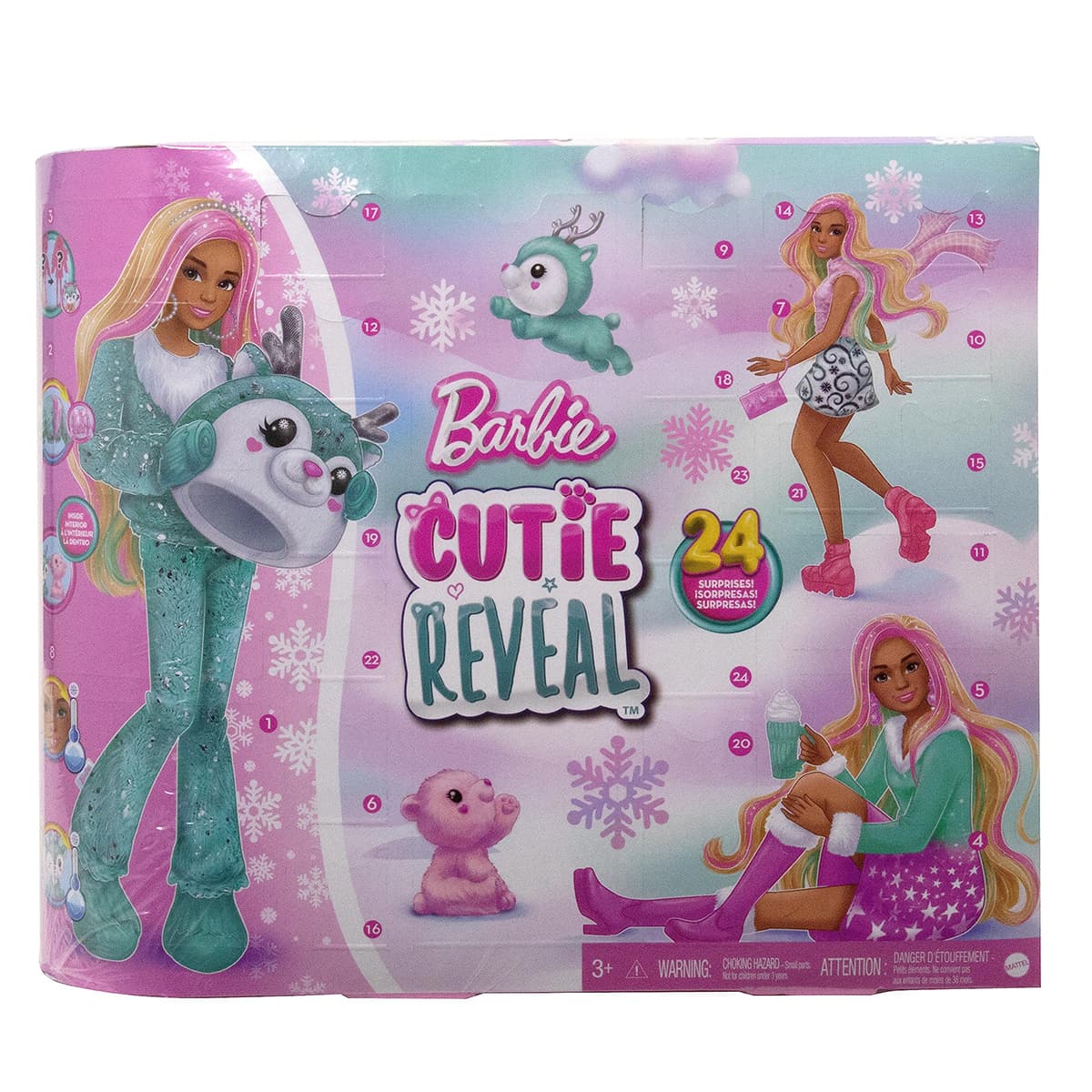 

Адвент-календарь Barbie Cutie Reveal HJX76 ТМ: Barbie (Mattel), HJX76