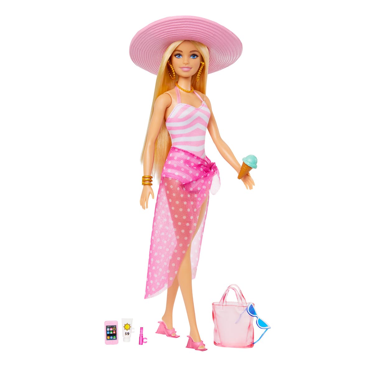 

Кукла Barbie Пляжная прогулка HPL73 ТМ: Barbie (Mattel), HPL73