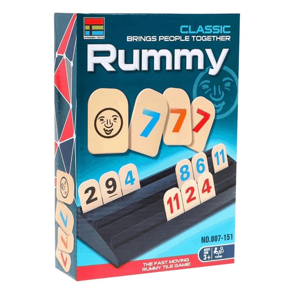 

Настольная игра Kingso Toys Classic Rummy JT007-151 ТМ: Kingso Toys, JT007-151