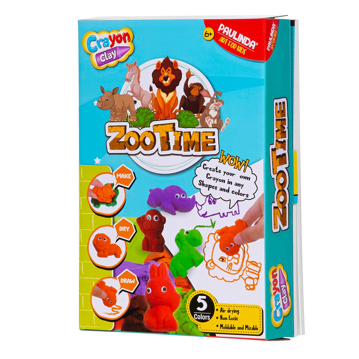 

Набор для лепки Paulinda Zoo Time 22 эл PL-194002 ТМ: Paulinda, PL-194002