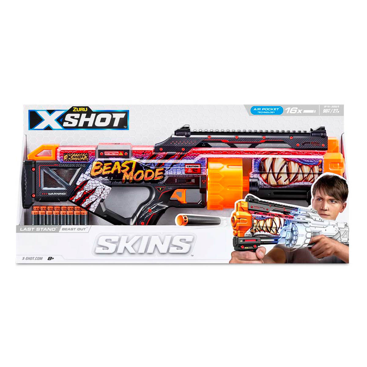 

Набор Zuru X-Shot Skins Last Stand Beast Out 36518J ТМ: ZURU, 36518J