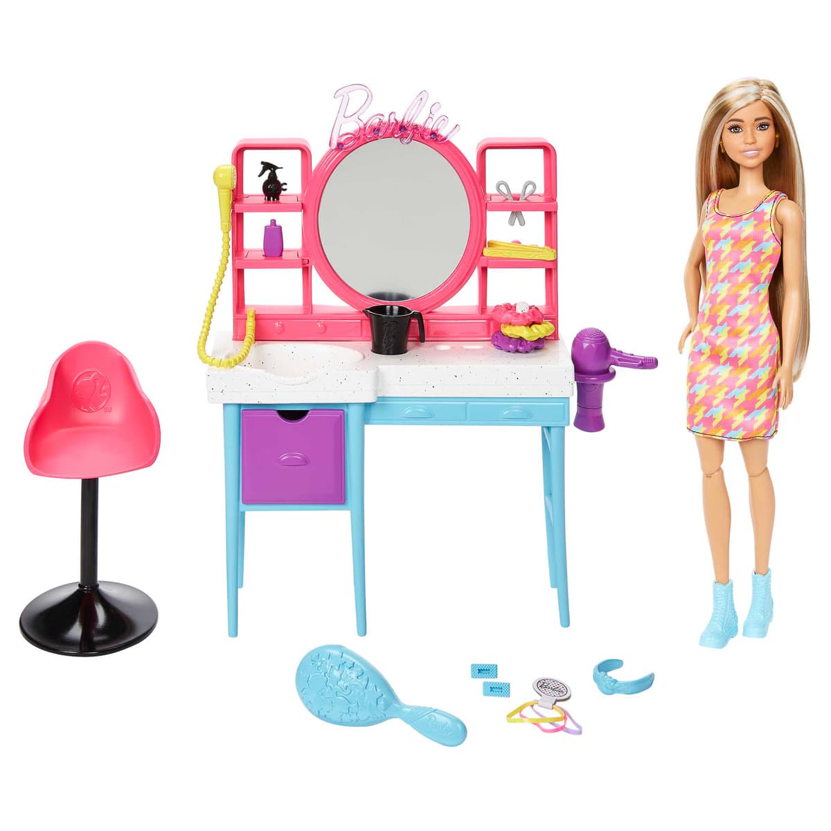 

Набор Barbie Totally Hair Salon HKV00 ТМ: Barbie (Mattel), HKV00