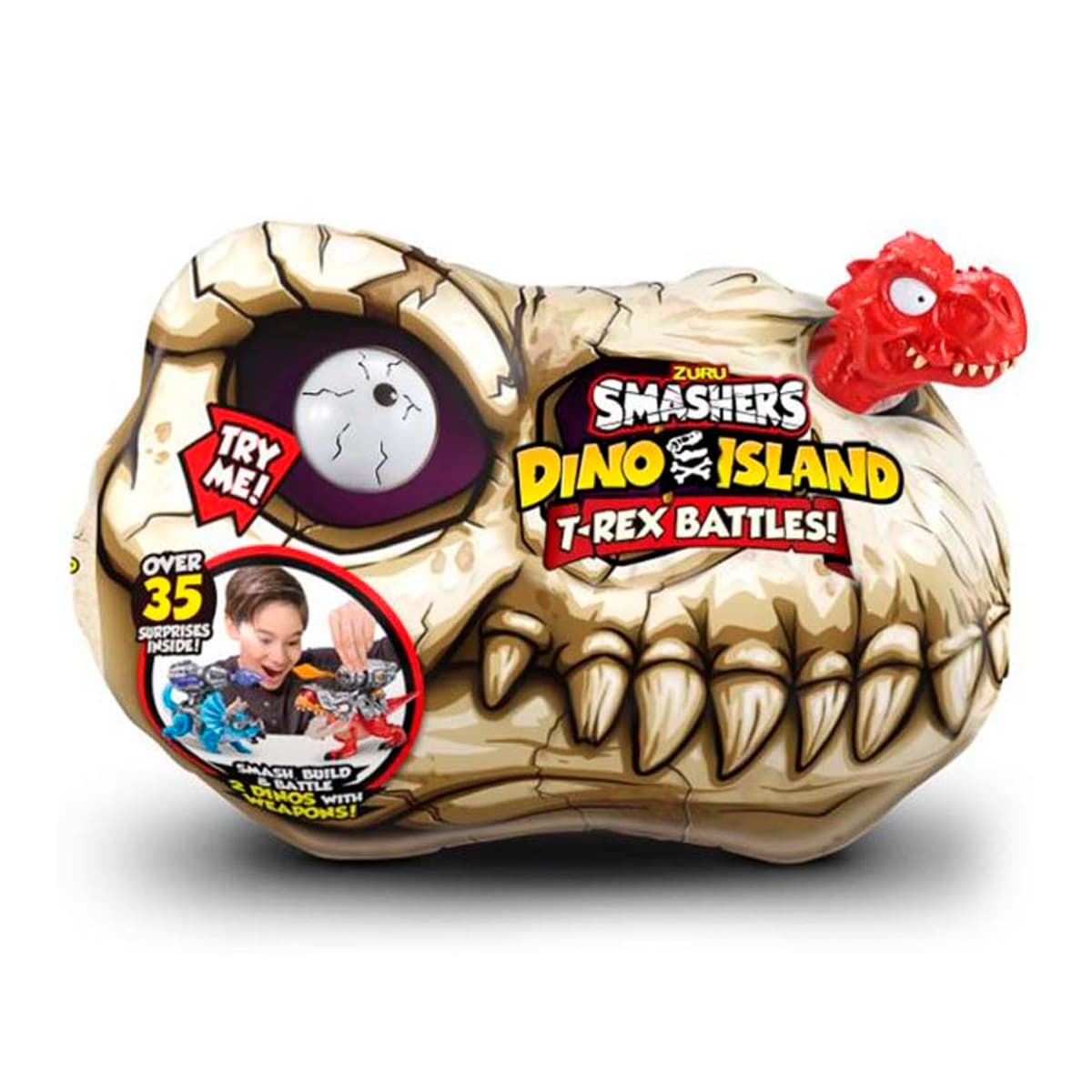 

Набор Smashers Dino Island Fire Dino Scull 74102A ТМ: Smashers, 74102A