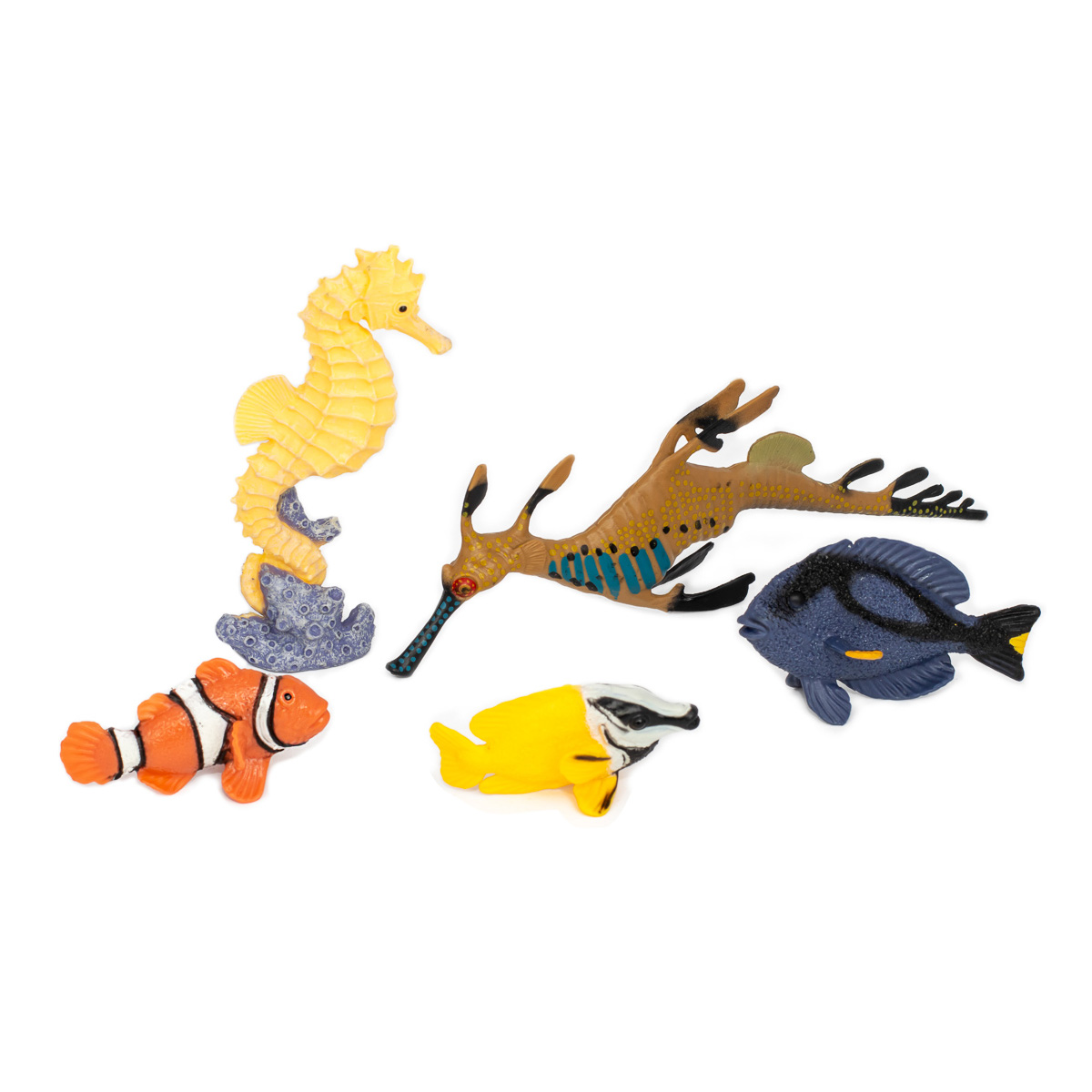 

Набор фигурок Kids Team Sea Морские котики, Рыба-Лисица, Рыба-Клоун, Рыба-Хирург Q9899-P26 ТМ: Kids Team, Q9899-P26