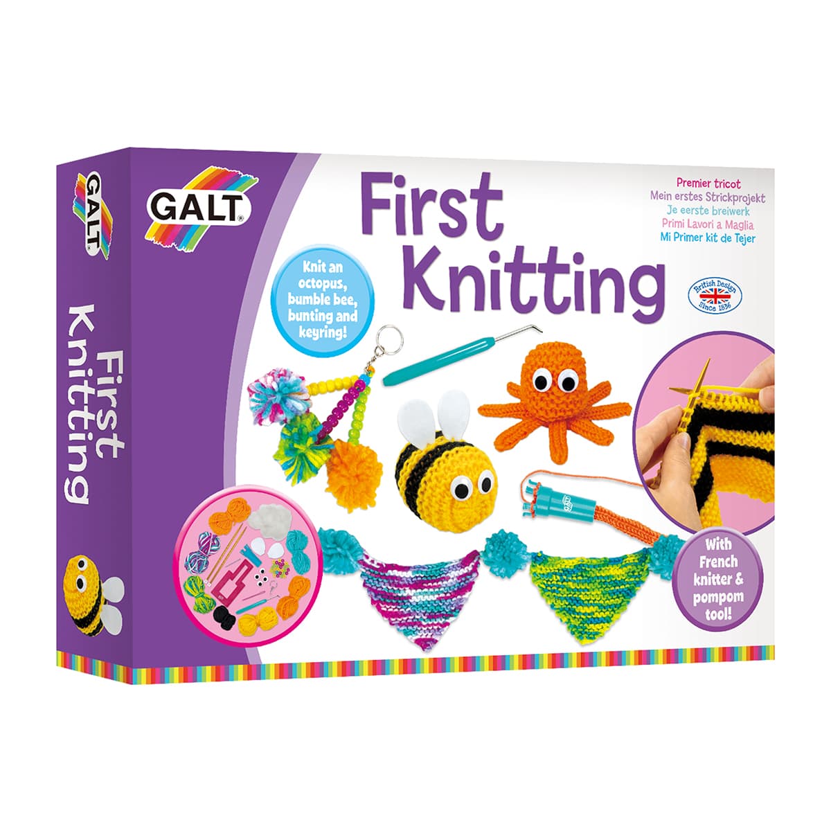 

Набор для вязания Galt First Knitting 1003460 ТМ: Galt, 1003460