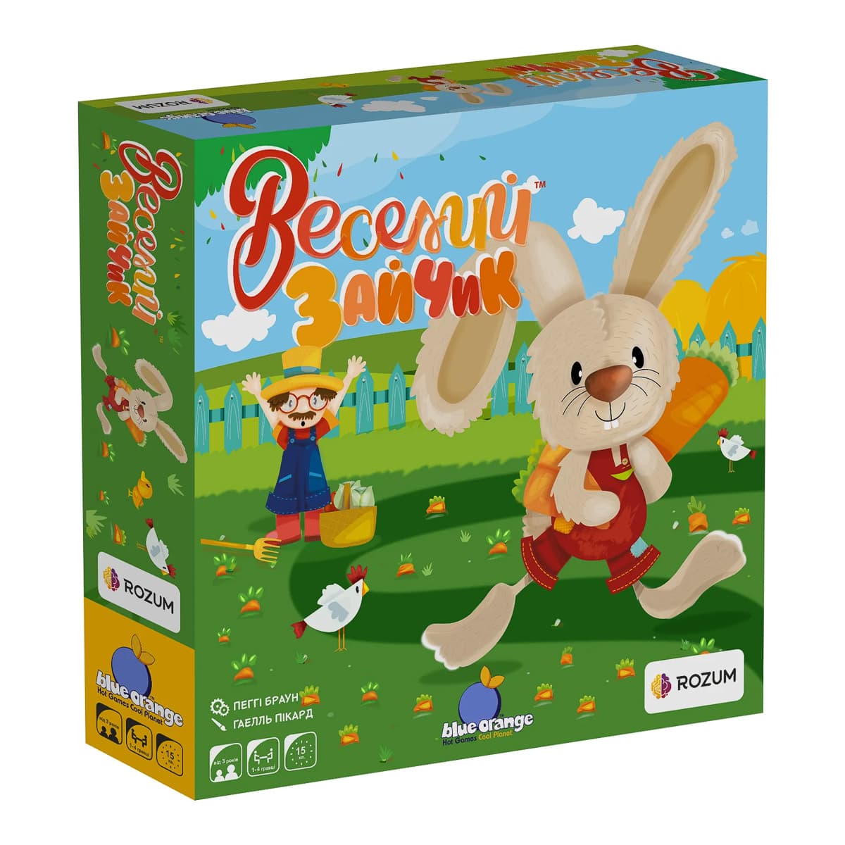 

Настольная игра Rozum Веселий зайчик (укр) R018UA ТМ: Rozum, R018UA