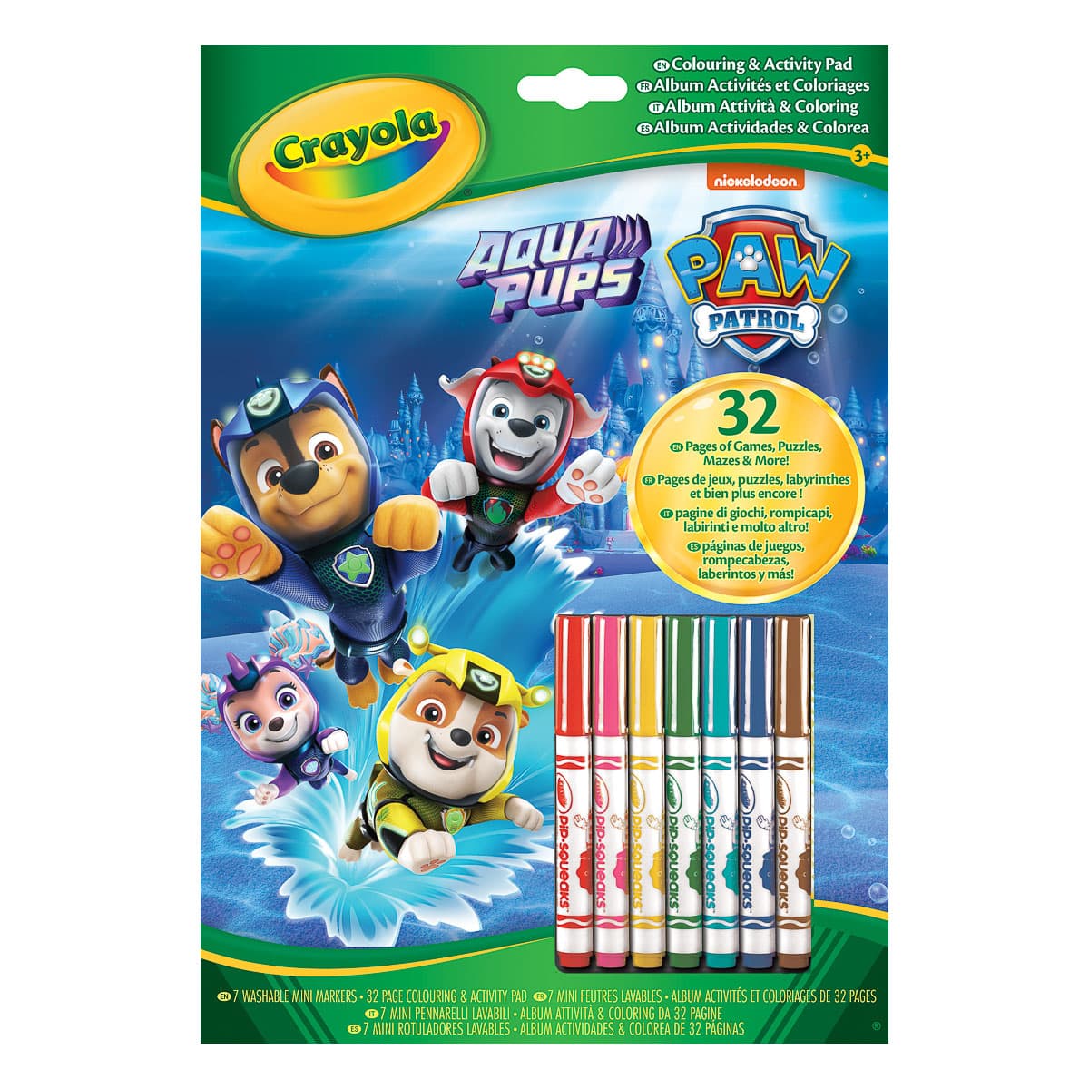 

Раскраска с фломастерами Crayola Paw Patrol 32 с 04-6918-M ТМ: Crayola, 04-6918-M