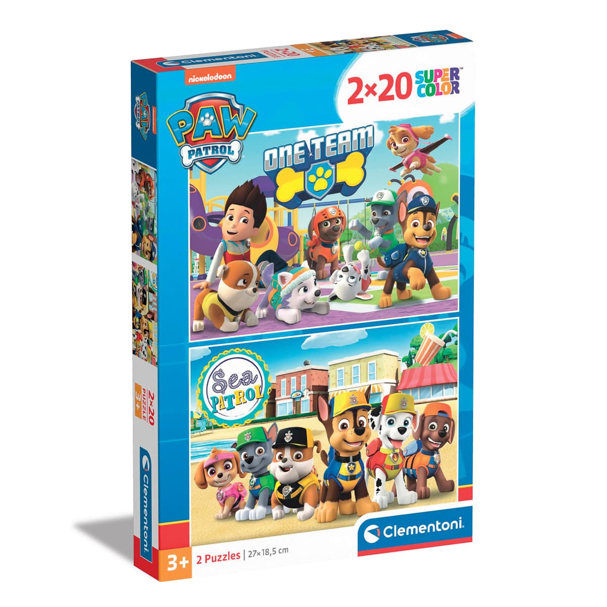 

Набор пазлов 2 в 1 Clementoni Paw Patrol 20, 20 эл 24779 ТМ: Clementoni, 24779