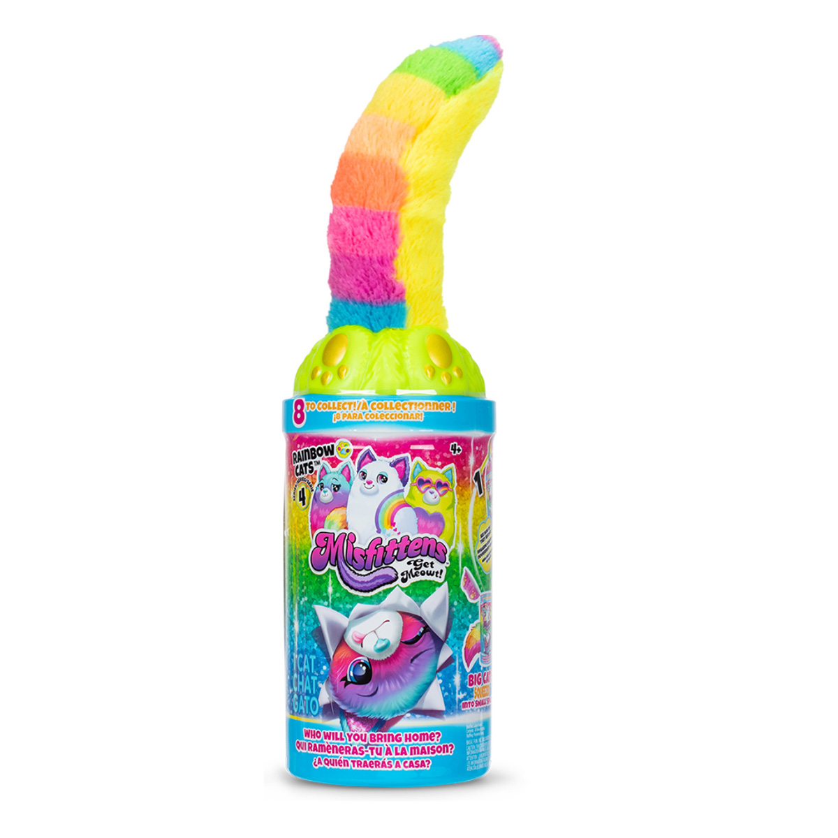 

Мягкая игрушка-сюрприз Misfittens Котик в банке 03936(W4) ТМ: Misfittens, 03936(W4)