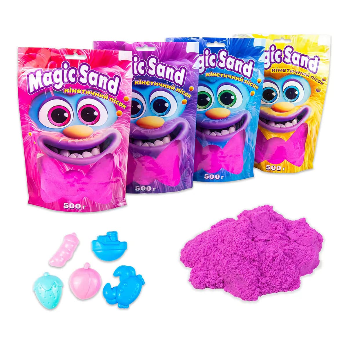 

Кинетический песок Strateg Magic Sand фиолетовый, 500 г 39403-4 ТМ: Strateg, 39403-4