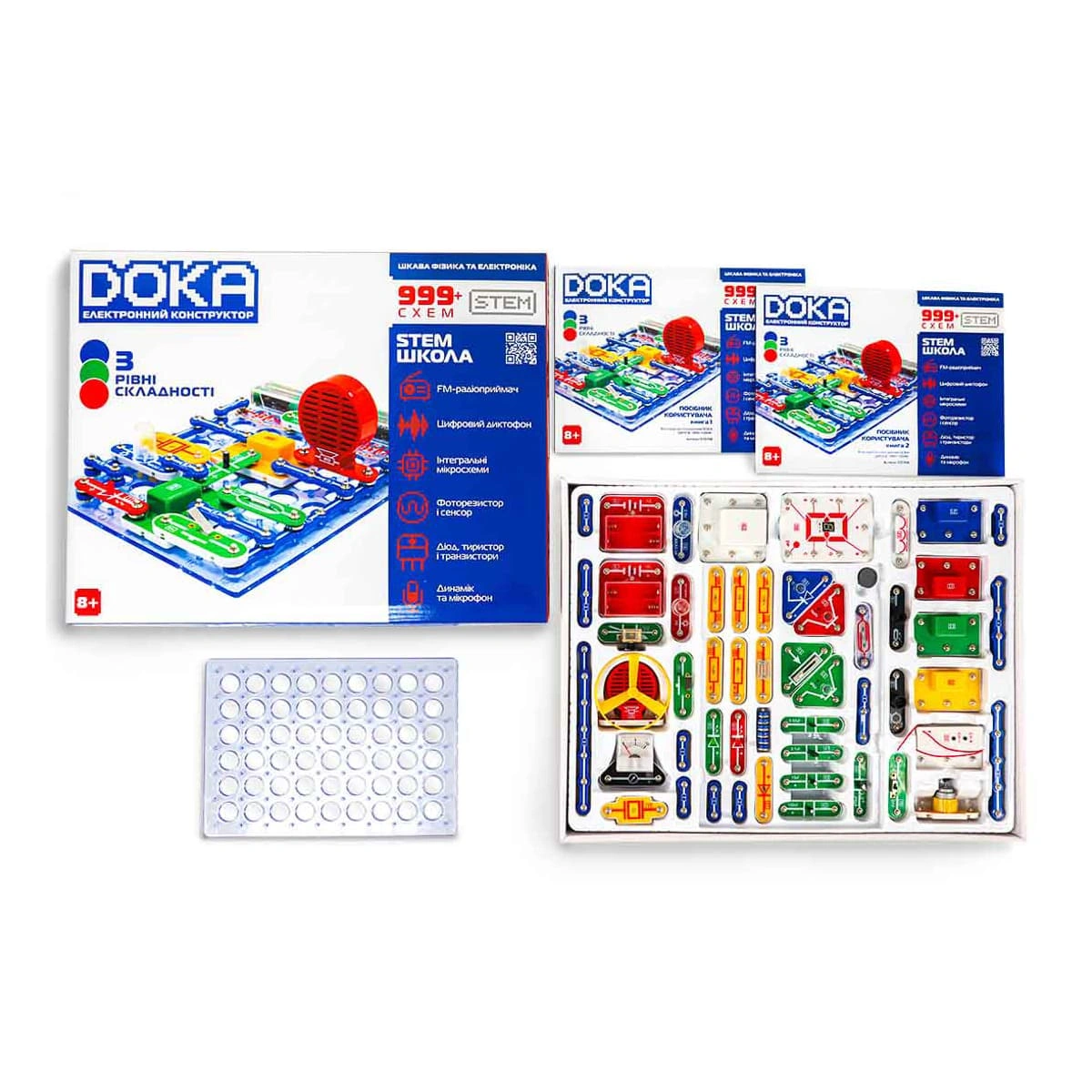 Електронний конструктор Doka Школа 999+ схем (укр) - 7