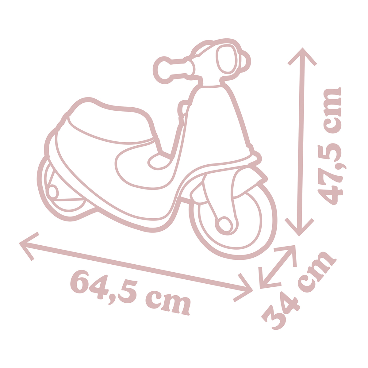 Скутер Smoby Porteur Scooter - 4