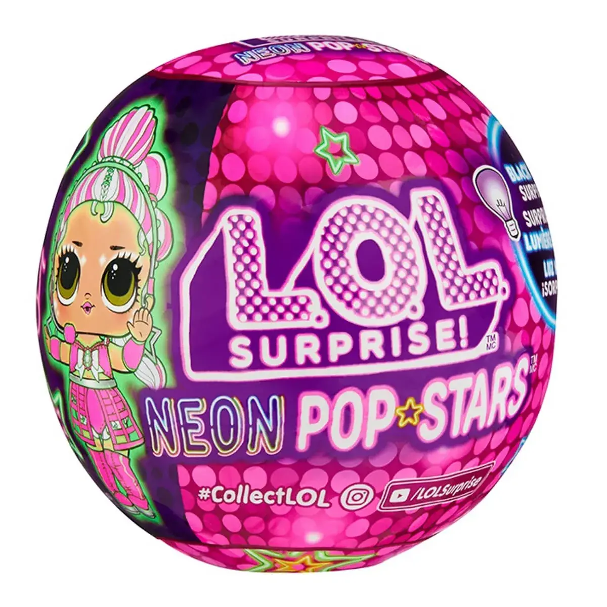 Набір-сюрприз L.O.L. Surprise Neon Pop Зіроньки - 1