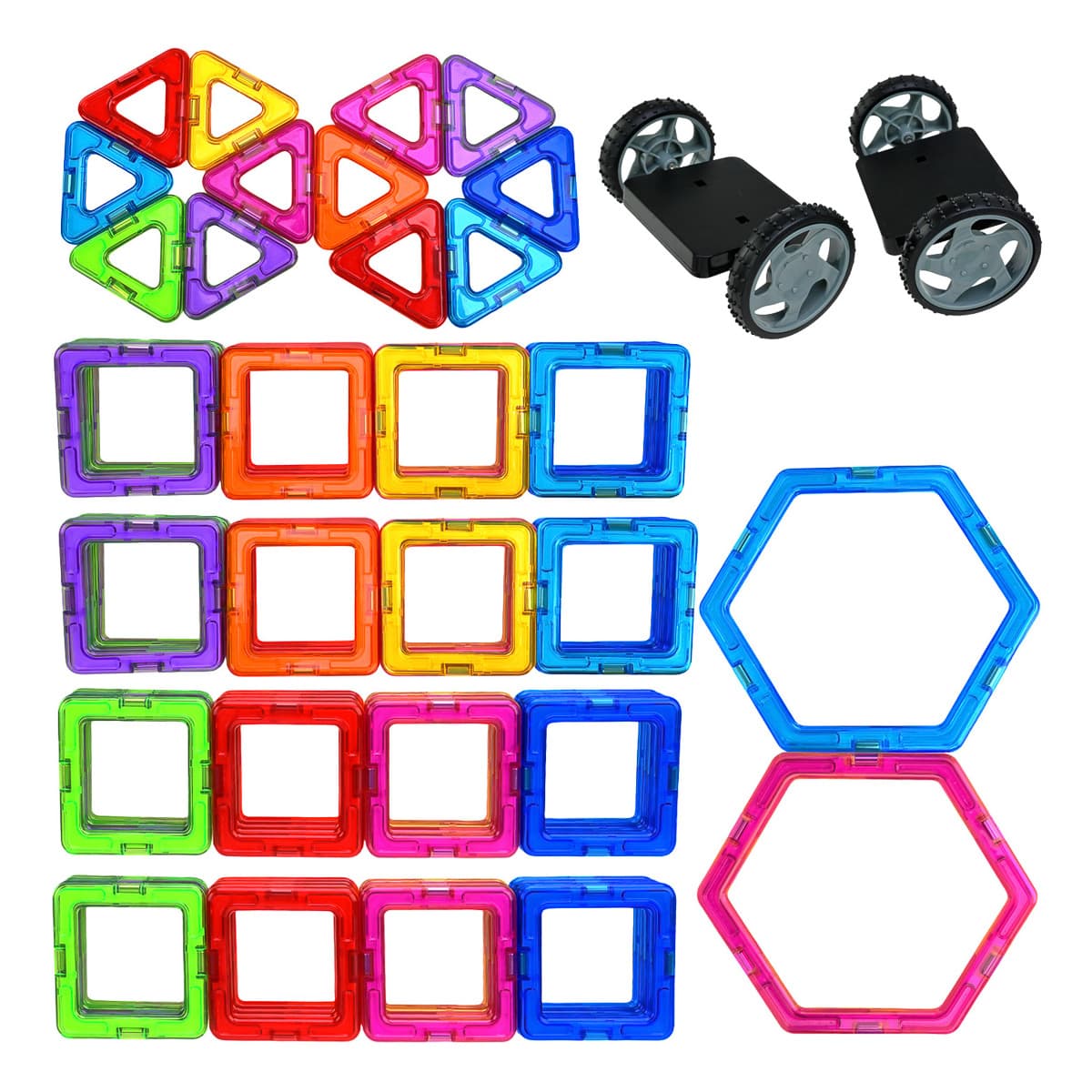 Магнітний конструктор IBlock Create and Play 32 ел - 4