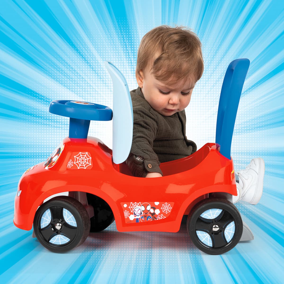 Машина для катання Smoby Marvel Spidey - 5