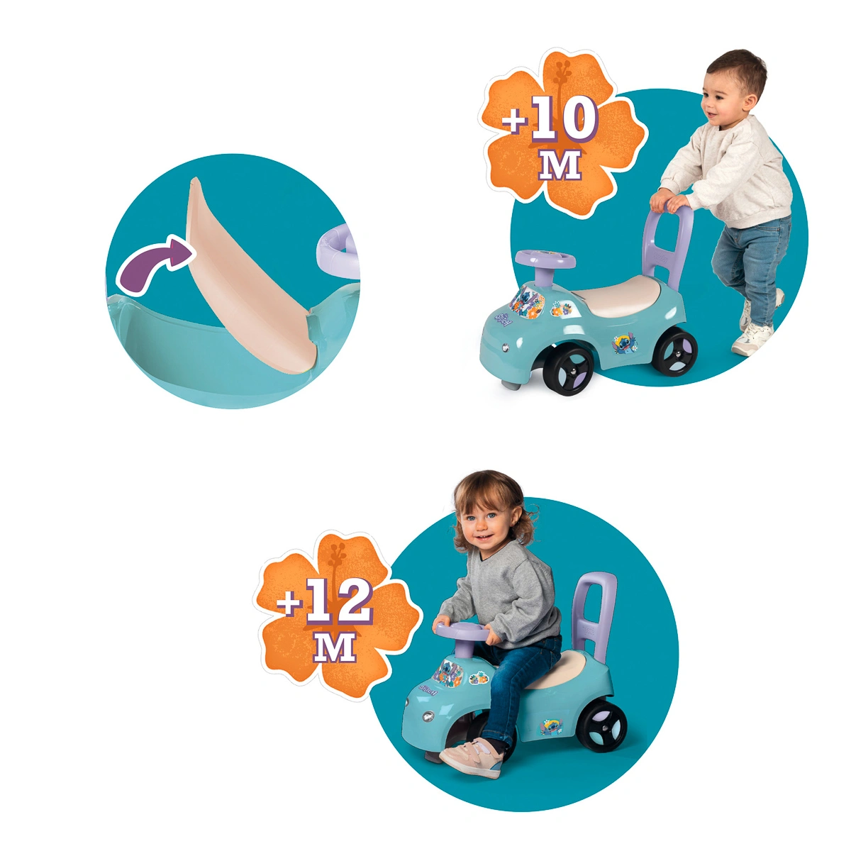 Машина для катання Smoby Стіч - 3
