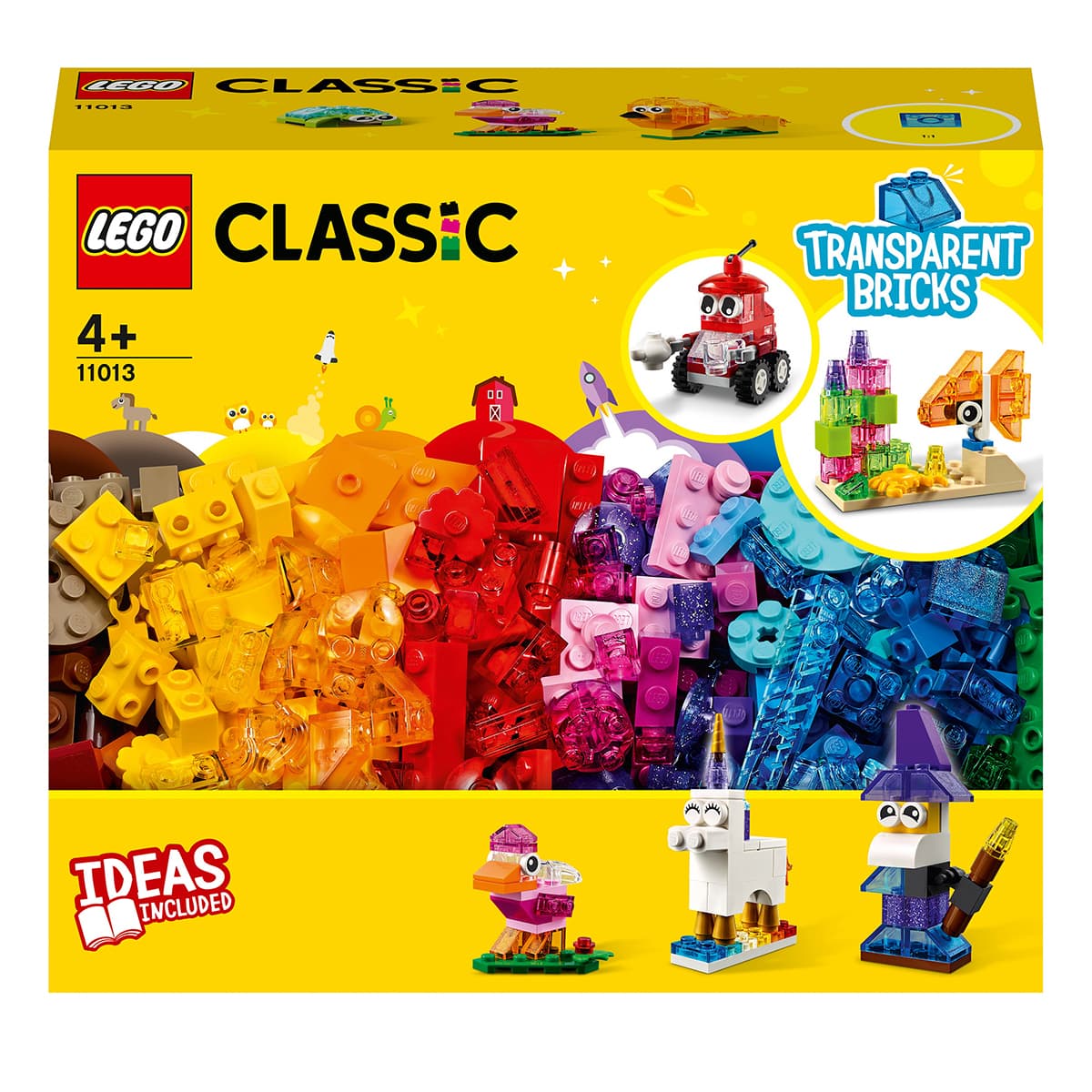 

LEGO Classic Прозрачные кубики для творчества 11013 11013 ТМ: LEGO, 11013