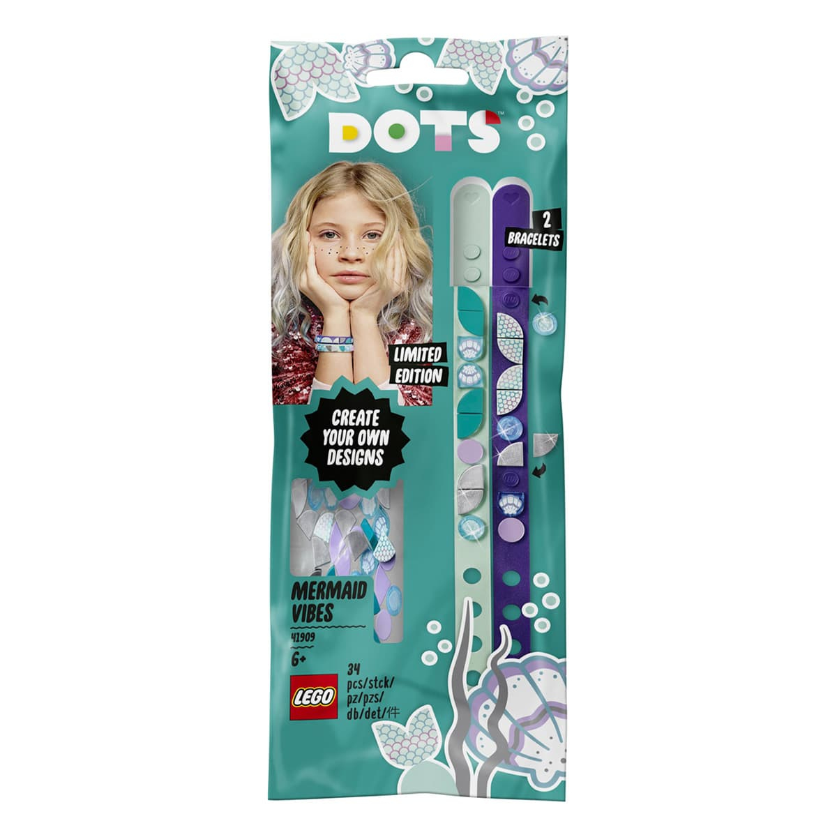 

LEGO DOTS Браслеты «Русалка» 41909 41909 ТМ: LEGO, 41909