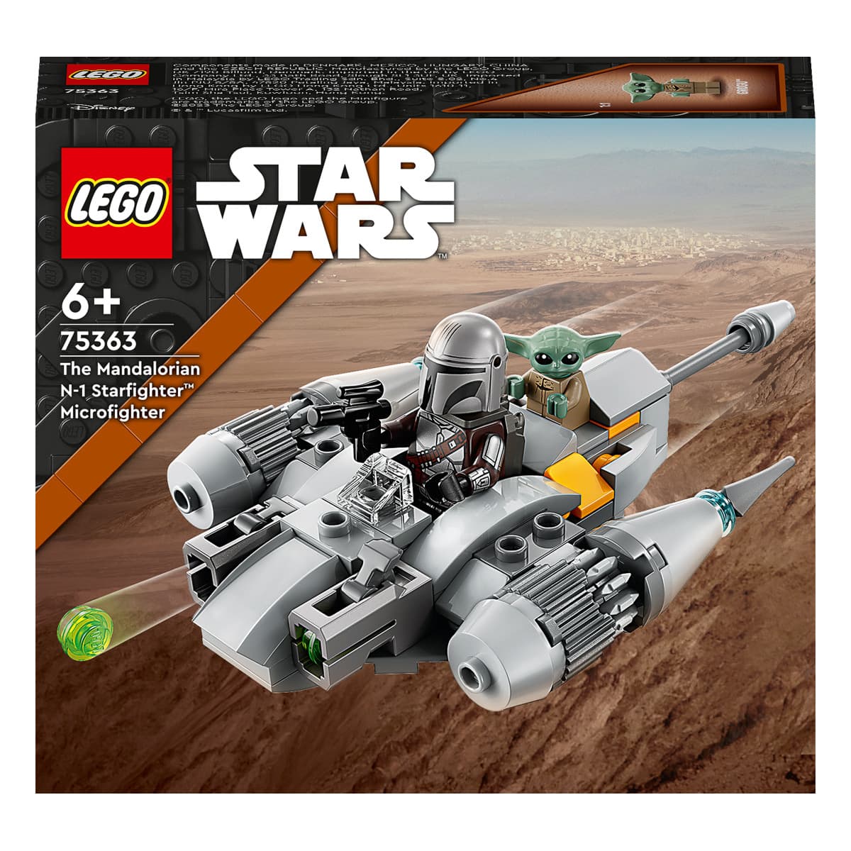 

LEGO Star Wars Мандалорский звездный истребитель N-1. Микроистребитель 75363 75363 ТМ: LEGO, 75363