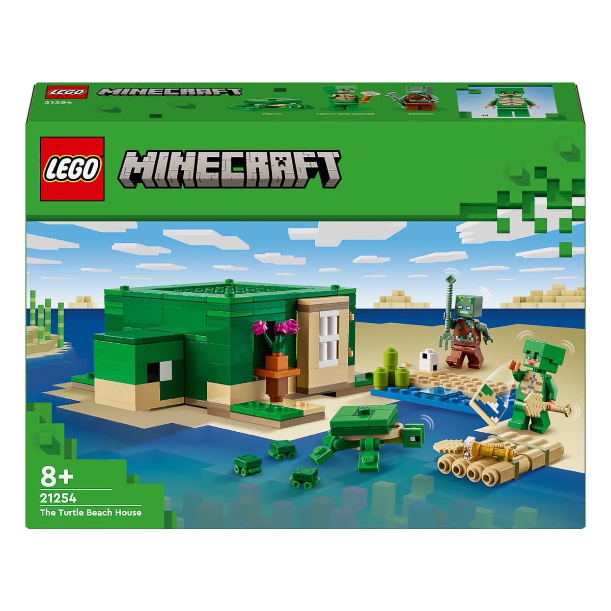 

LEGO Minecraft Пляжный дом в форме черепахи 21254 21254 ТМ: LEGO, 21254