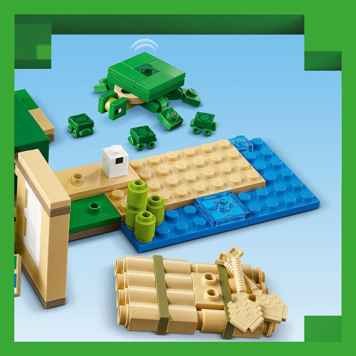 LEGO Minecraft Пляжний будинок у формі черепахи 21254 - 6