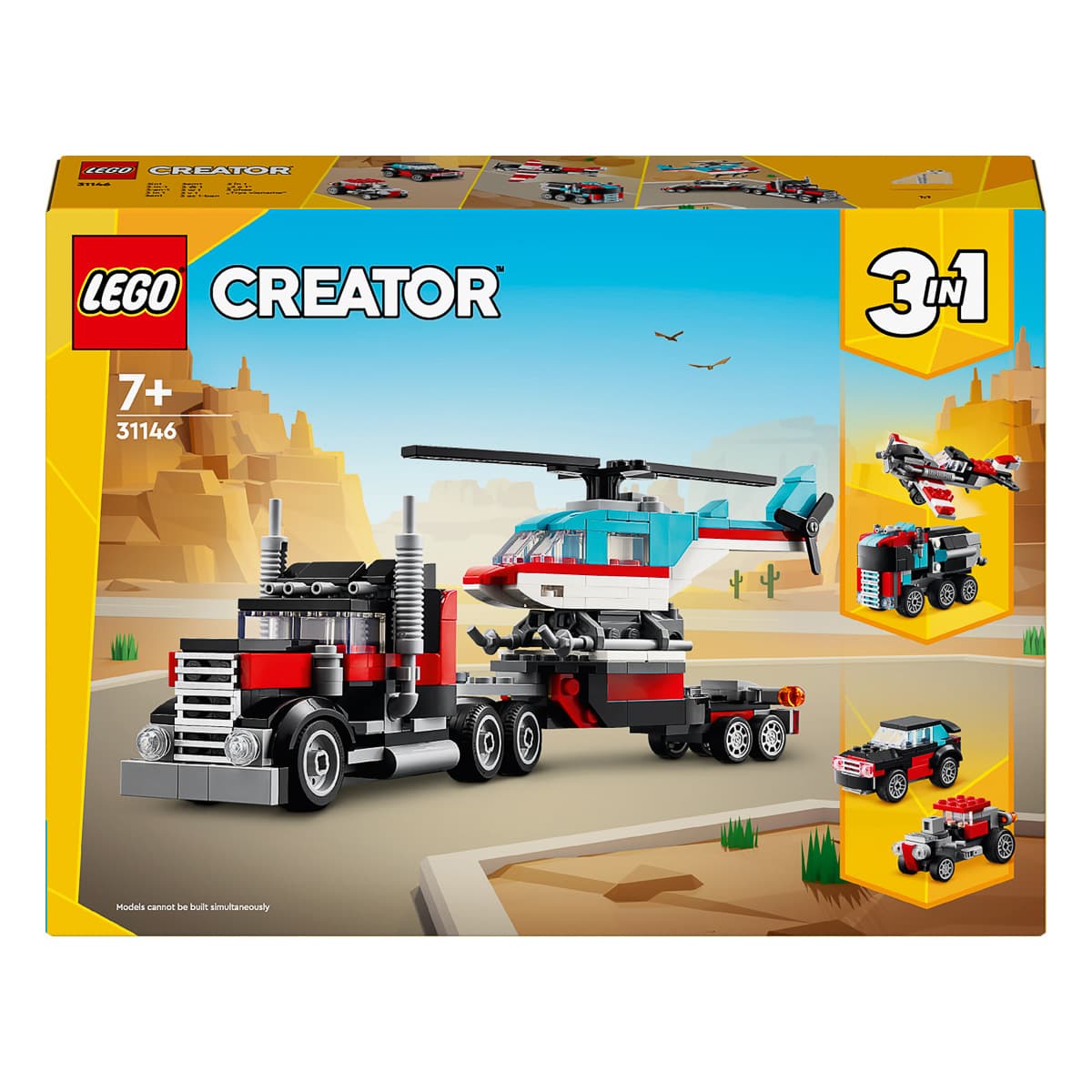 

LEGO Creator Бортовой грузовик с вертолетом 31146 31146 ТМ: LEGO, 31146