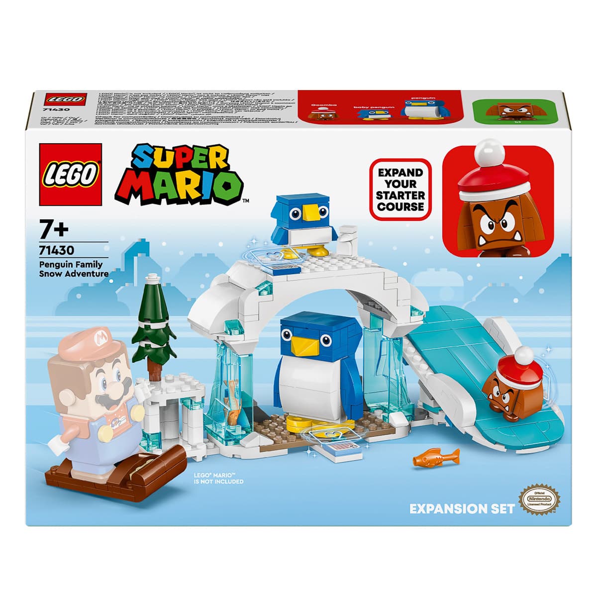 

LEGO Super Mario Снежное приключение семьи penguin. Дополнительный набор 71430 71430 ТМ: LEGO, 71430