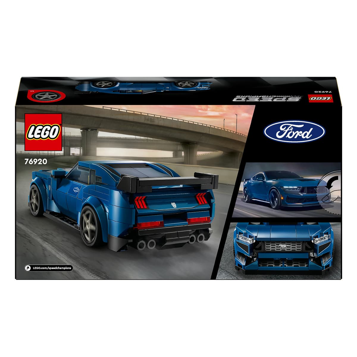 LEGO Speed Champions Спортивний автомобіль Ford Mustang Dark Horse 76920 - 9