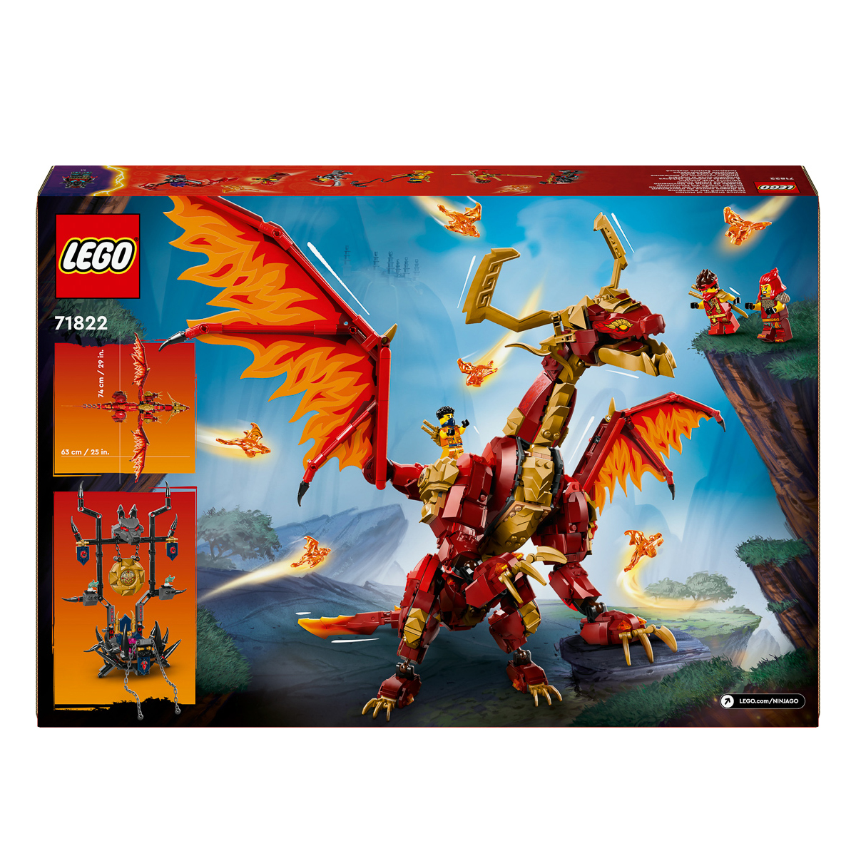LEGO NINJAGO Першодракон руху 71822 - 9