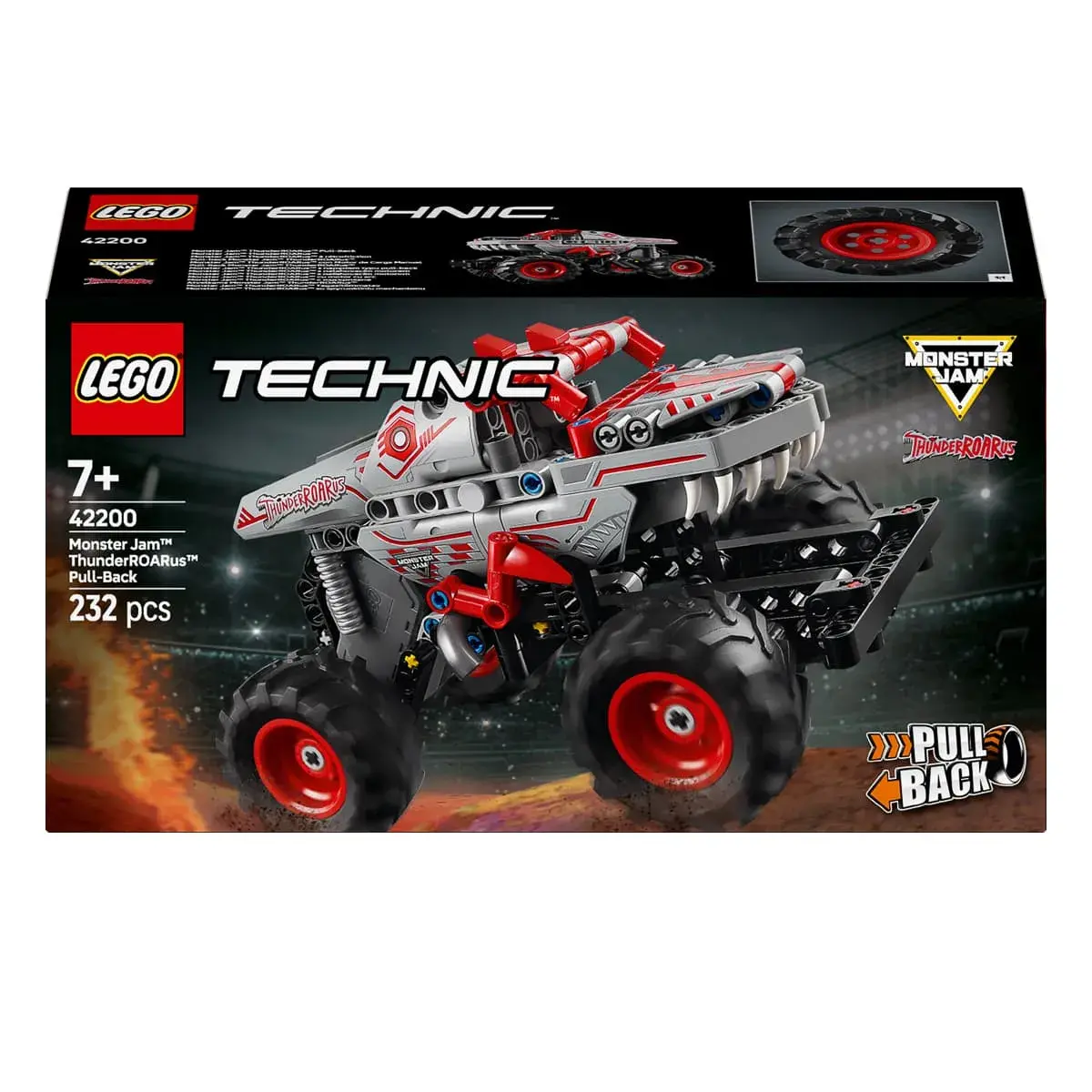 LEGO Technic Monster Jam™ ThunderROARus™ з інерційним двигуном 42200 - 1