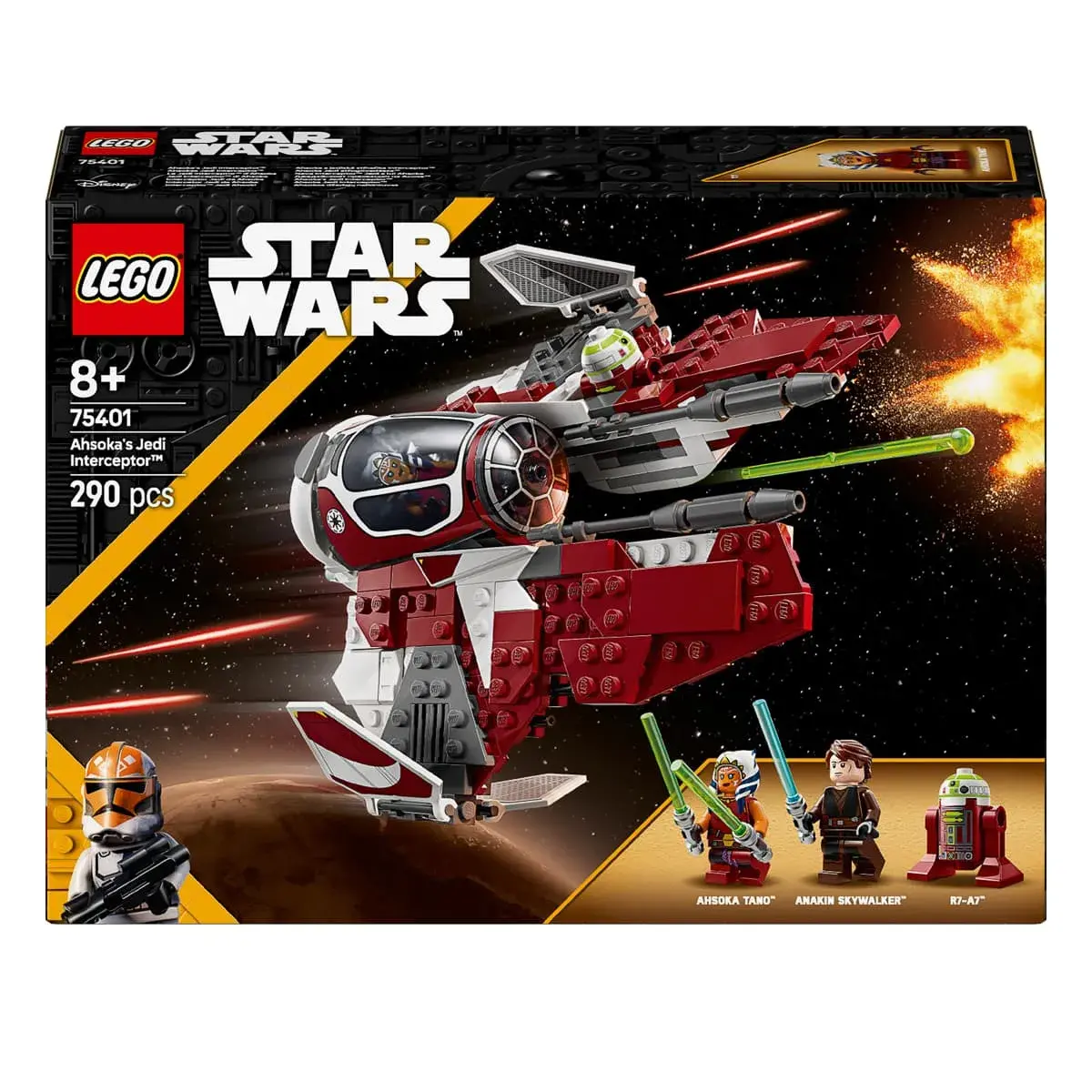 LEGO Star Wars Джедайський перехоплювач Асоки 75401 - 1