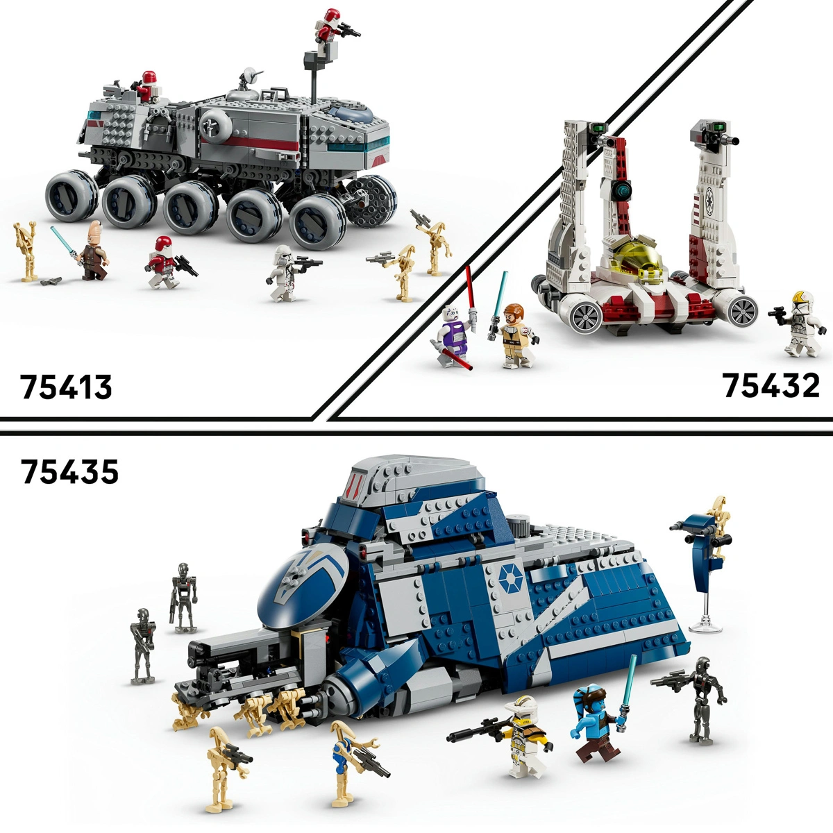 LEGO Star Wars Зоряний винищувач V-19 «Потік» 75432 - 6