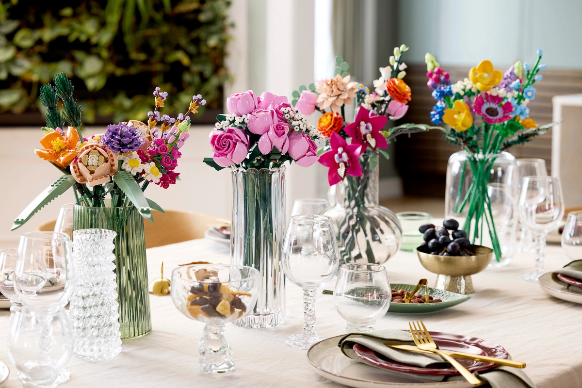 LEGO Botanical Collection Букет рожевих троянд 10374 - 12