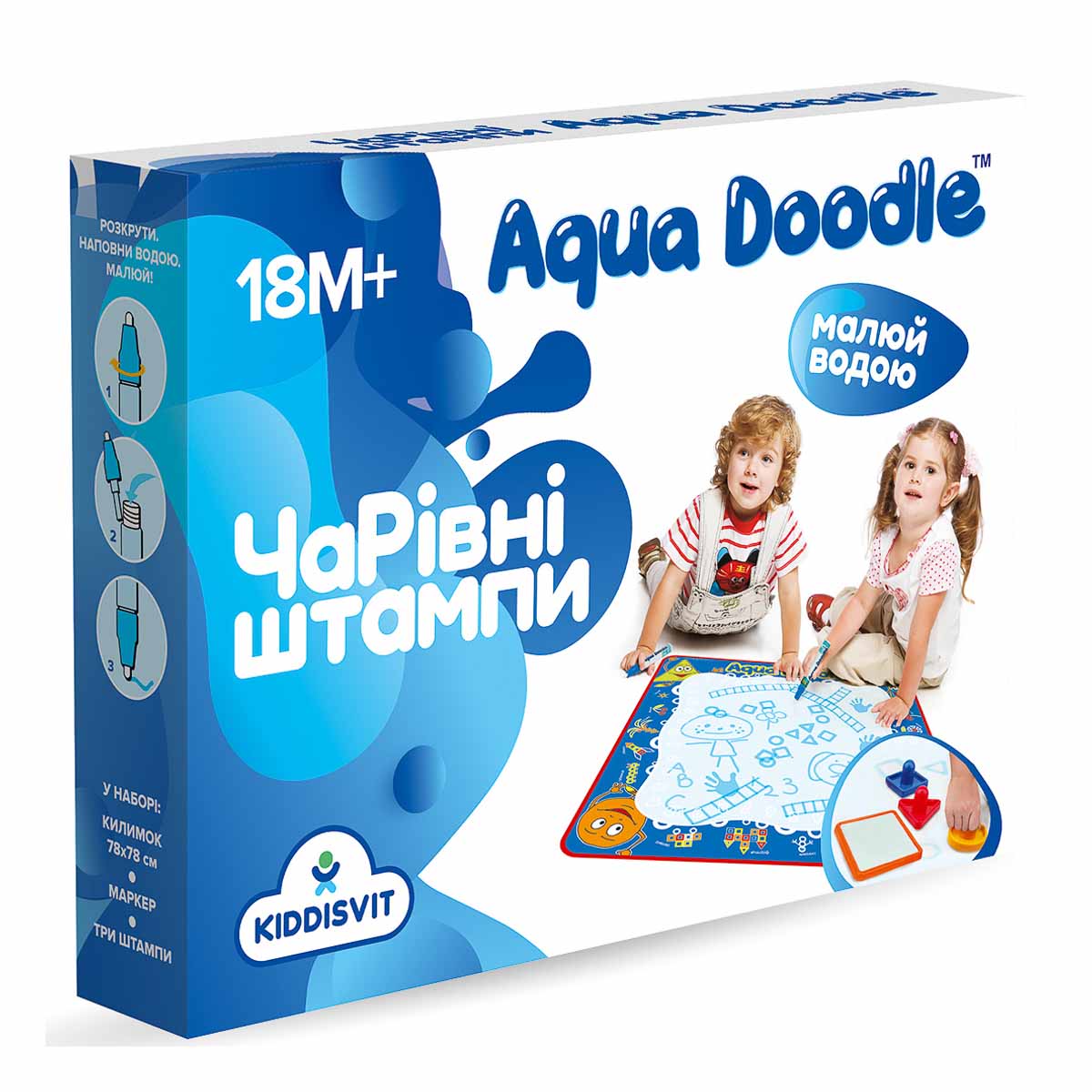 

Набор для творчества Aqua Doodle Волшебные водные штампы (укр) AD8001N ТМ: Aqua Doodle, AD8001N