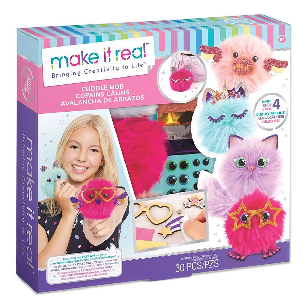 

Набор для творчества Make it Real Обнимашки MR1409 ТМ: Make it real, MR1409