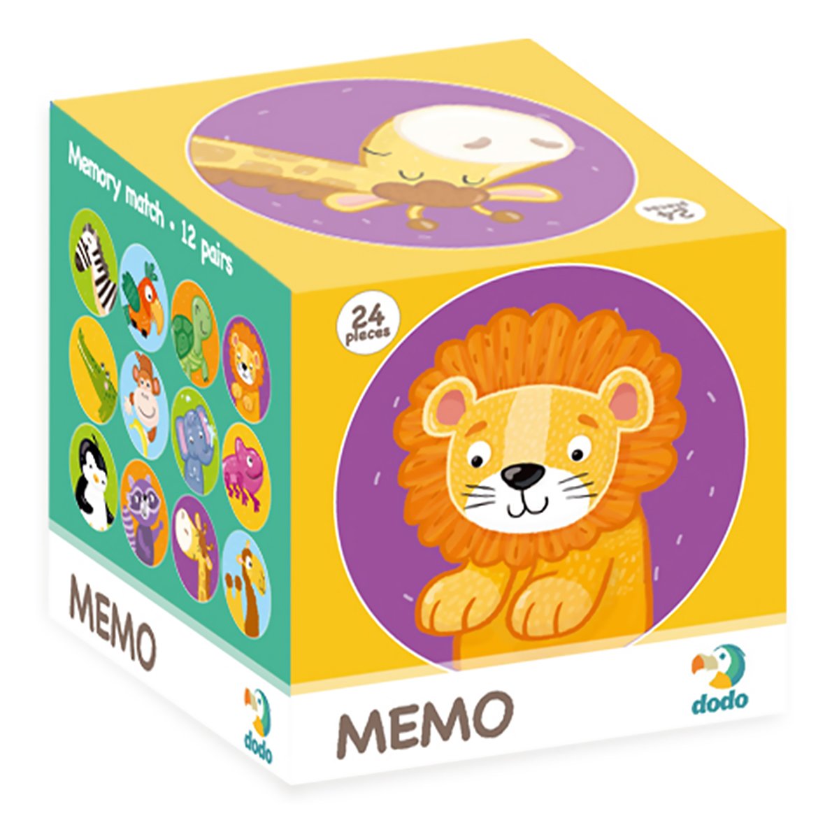 

Настольная игра DoDo Мемо Дикие животные 300157 ТМ: DoDo, 300157