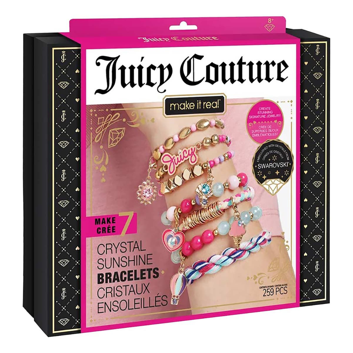 

Набор для создания шарм-браслетов Make it real Juicy Couture Swarovski Солнечное сияние MR4409 ТМ: Make it real, MR4409