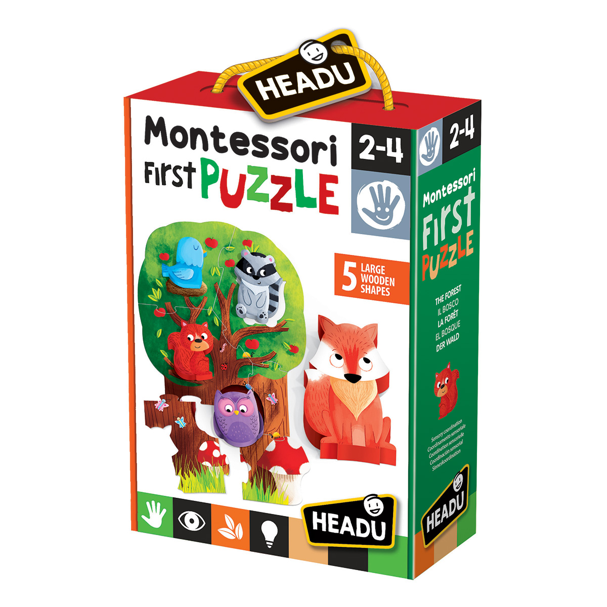

Мой первый пазл Монтессори Headu Лес IT20133 ТМ: Headu, IT20133