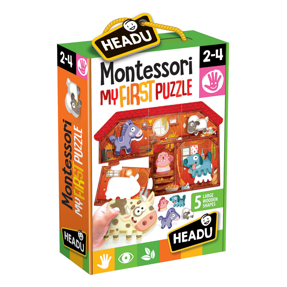 

Мой первый пазл Монтессори Headu Ферма IT20140 ТМ: Headu, IT20140