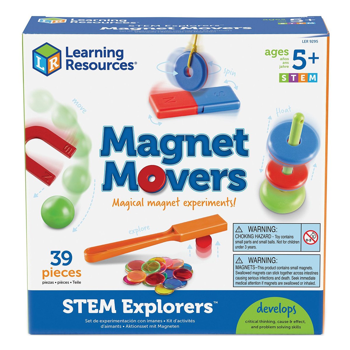 

Игровой набор Learning Resources Эксперименты с магнитами LER9295 ТМ: Learning Resources, LER9295