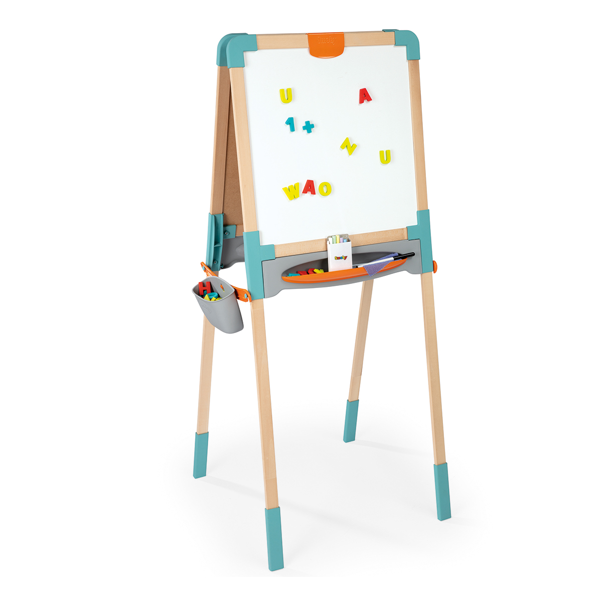 

Двусторонний деревянный мольберт Smoby Wooden Easel Веселое обучение 410400 ТМ: Smoby, 410400