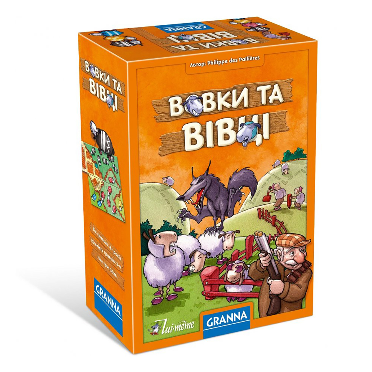 

Настольная игра Granna Волки и овцы (укр) 83651 ТМ: GRANNA, 83651