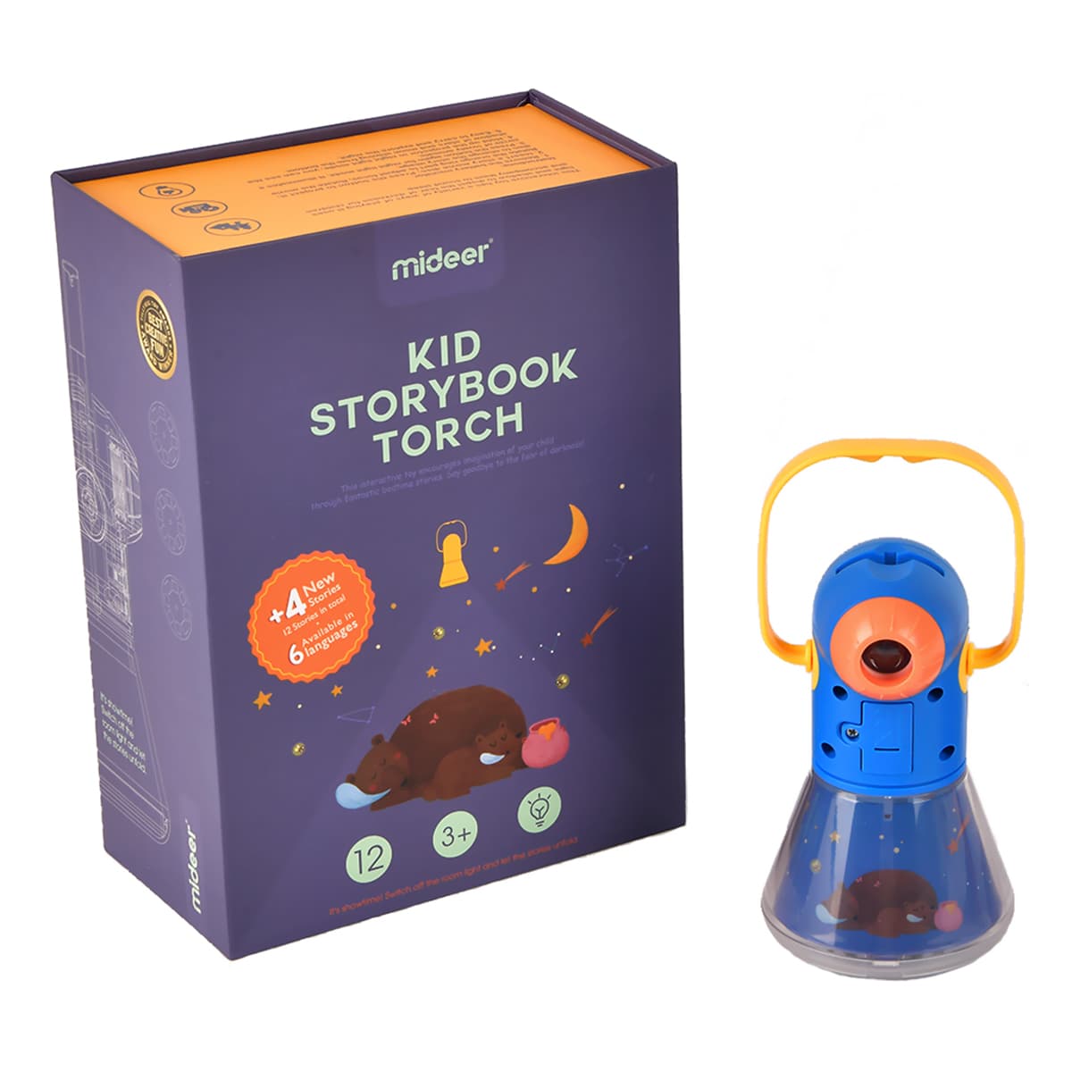 

Проектор-ночник Mideer Kids Storybook Torch 4 в 1 MD1103 ТМ: Mideer, MD1103