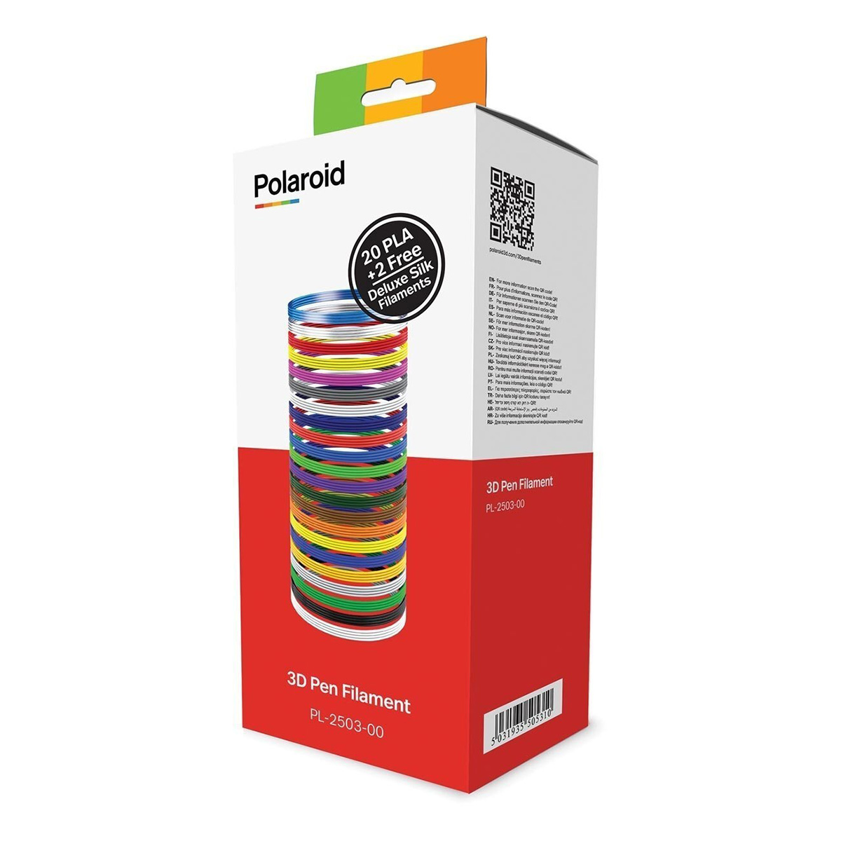 

Набор ниток для ручки 3D Polaroid 22 цвета PL-2503-00 ТМ: Polaroid, PL-2503-00