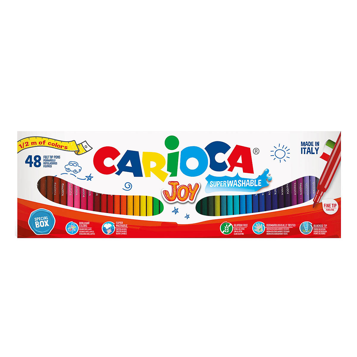 

Набор фломастеров Carioca Joy 48 шт 41020 ТМ: Carioca, 41020