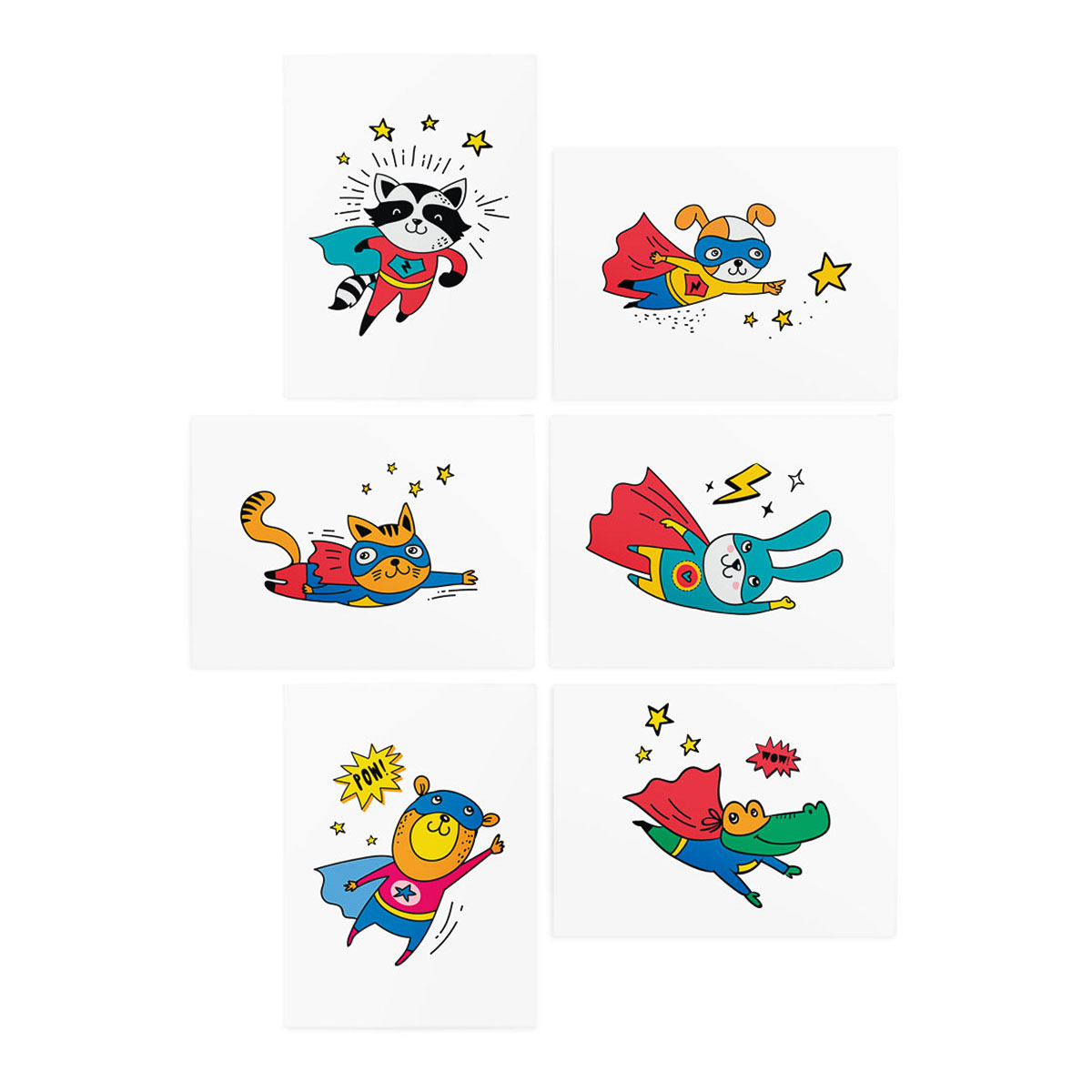 

Набор временных тату TATTon.me Superhero Set TSSuperhero ТМ: TATTon.me, TSSuperhero